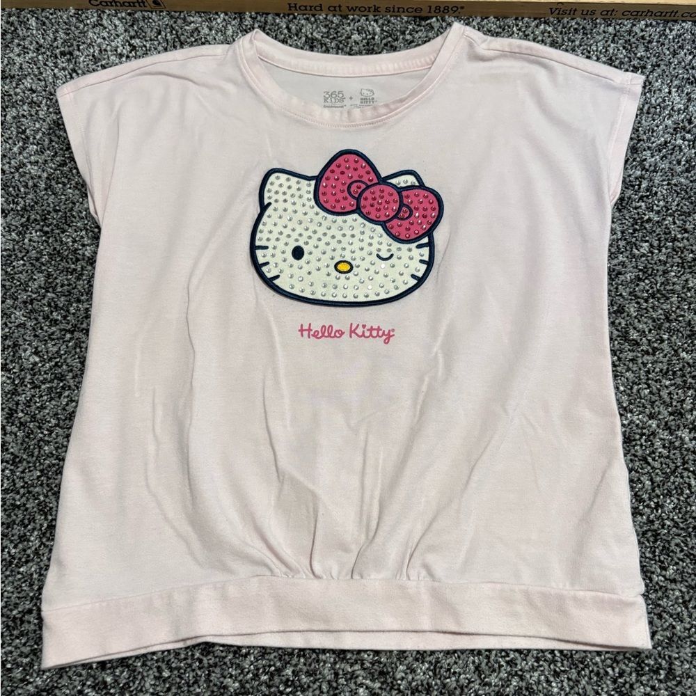 Hello Kitty Light Pink Short Sleeve Tee girls 10